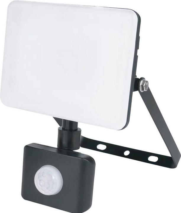Actual product image Müller Licht Müller-Licht Orlando 21600072 LED-Aussenstrahler mit Bewegungsmelder 20 W Neutra (2200 lm, IP44)