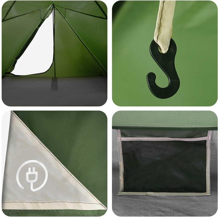 Produktbild vidaXL Campingzelt (2.45 kg, 4 Personen)