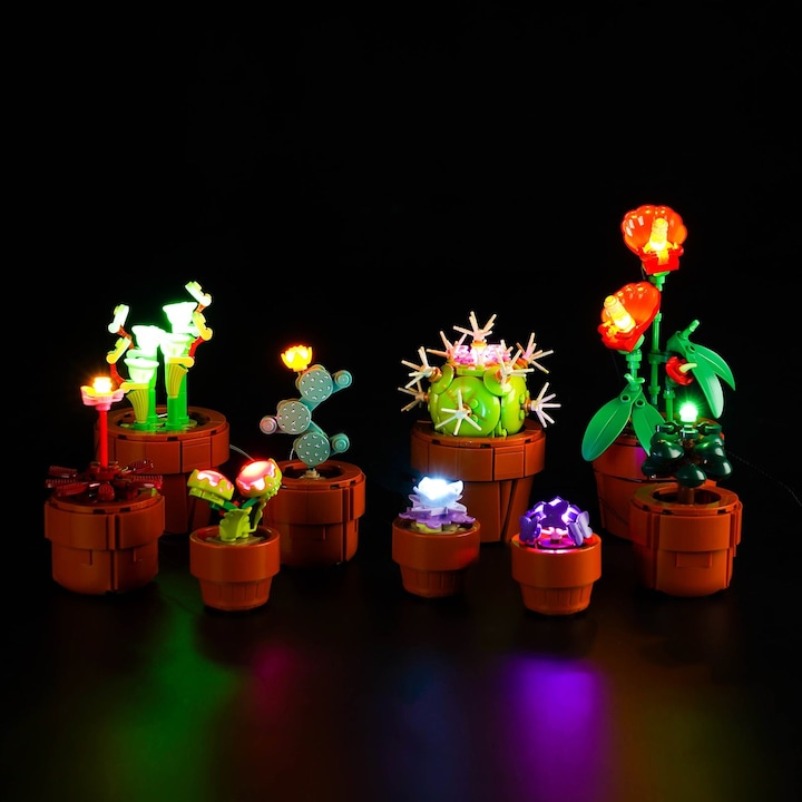 BrickBling Set de lumière LED pour LEGO Mini plantes (10329)