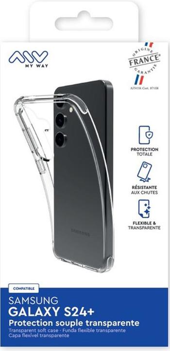 Image du produit My Way Coque Souple Transparente Samsung Galaxy S24 Plus (Samsung Galaxy S24+)