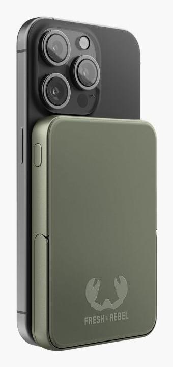 Actual product image Fresh'N Rebel Fresh 'n Rebel Powerbank 5000 mAh Green (5000 mAh, 20 W, 18.50 Wh)