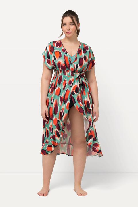 Actual product image Ulla Popken Abstract Print Kaftan (58, 60, 62)