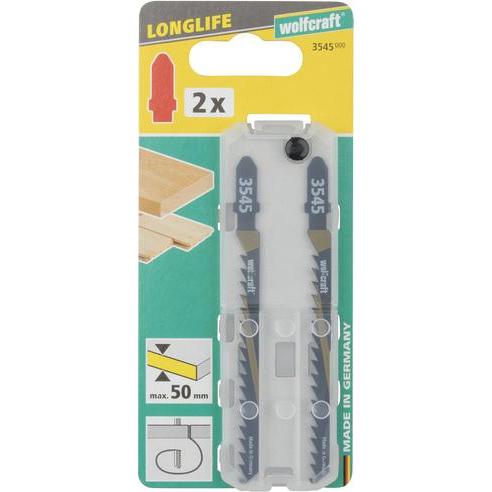 Thumbnail - wolfcraft, Sägeblatt, 2 Stichsägeblätter 3545000 Hol