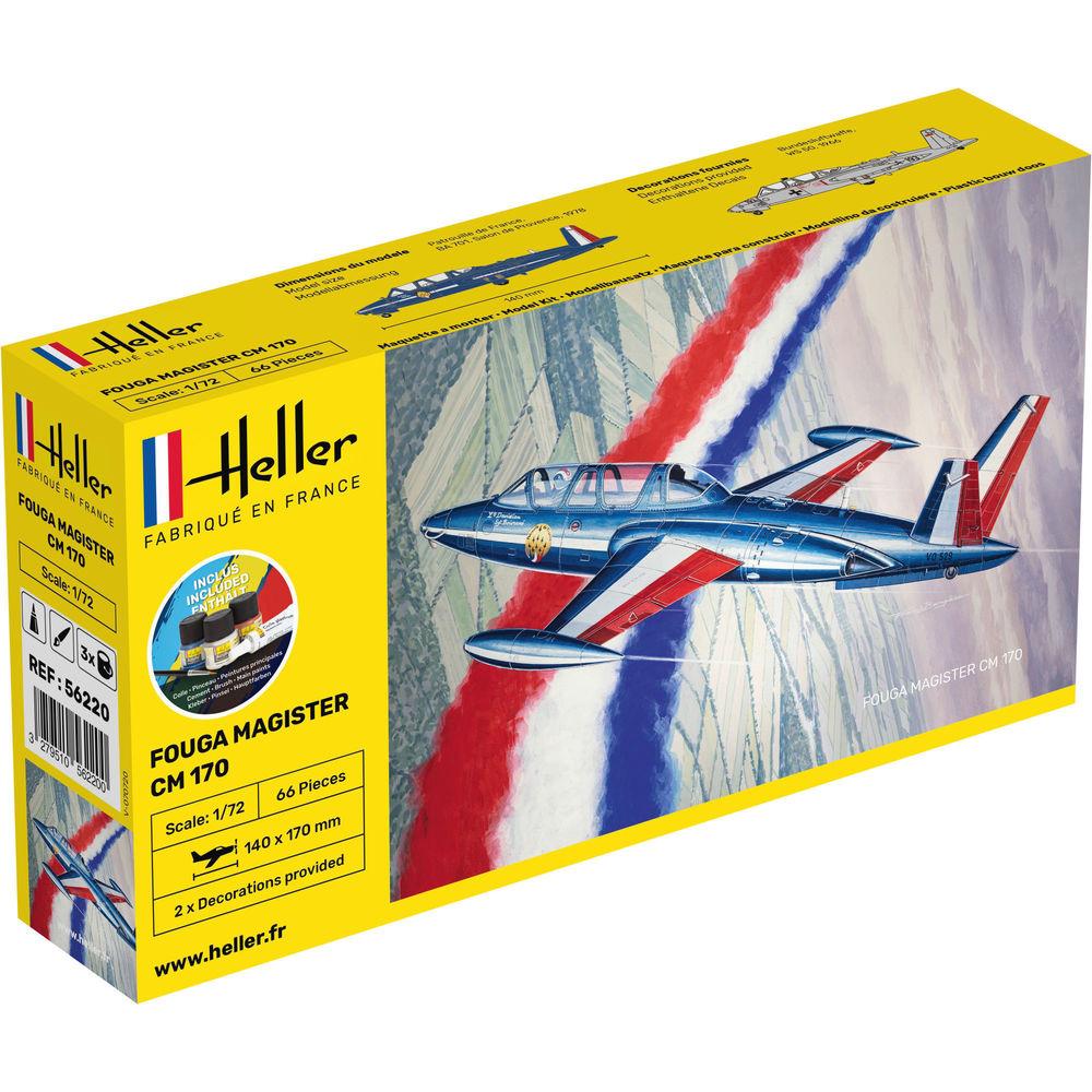 Heller STARTER KIT Fouga Magister CM 170