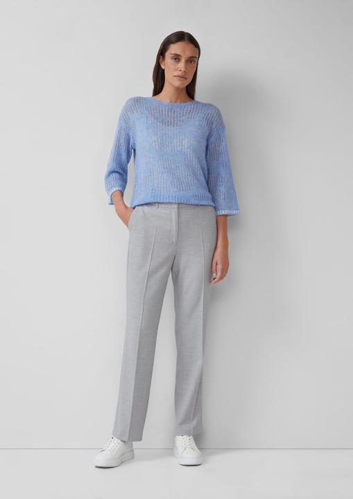 Produktbild s.Oliver Strickpullover Semitransparenter Pullover aus Alpakamix (32)