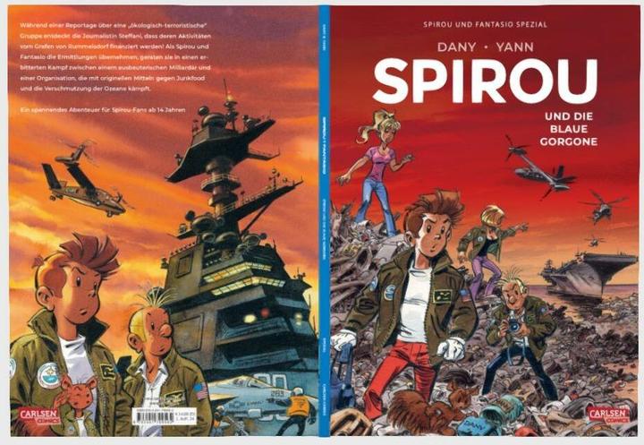 Image du produit Spirou et Fantasio Spécial 42 : Spirou et la Gorgone bleue (Allemand, Dany, Yann)