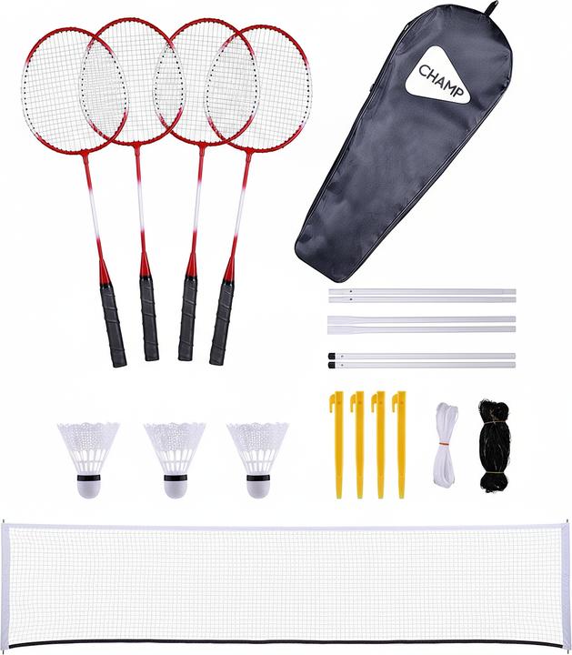 Champ Badminton-Set für 4 Spieler