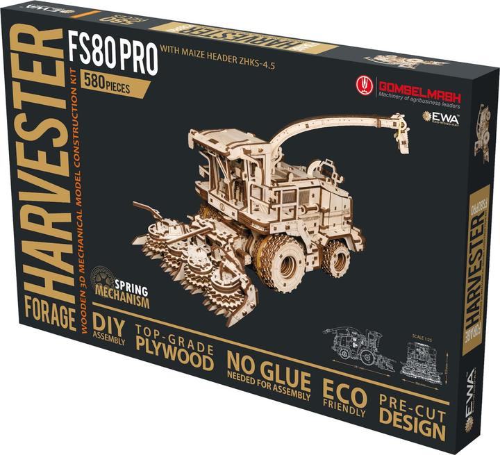 Image du produit Eco Wood Art Moissonneuse-batteuse FS80 - Kit de construction en bois 3D