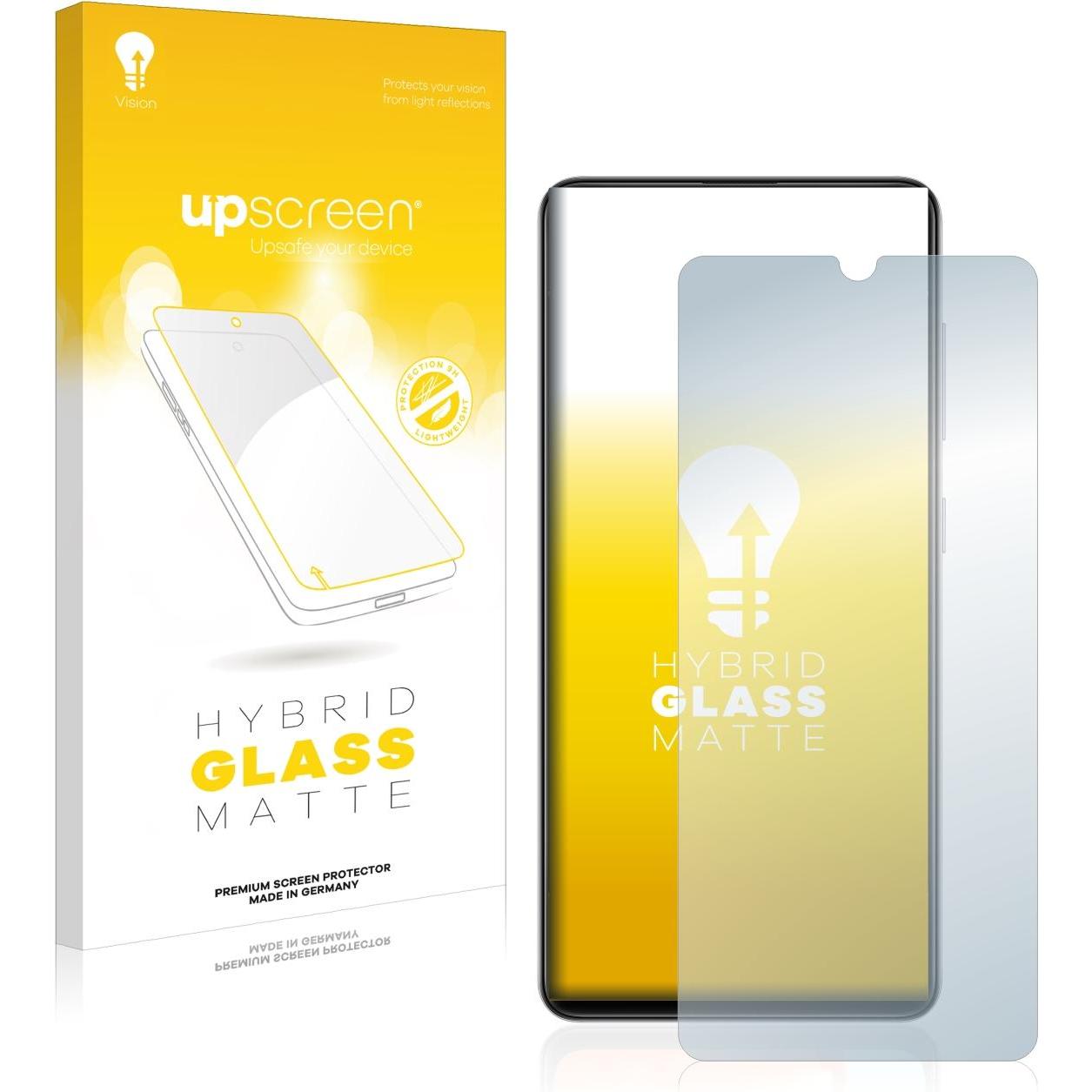 upscreen Reflection Shield Panzerglasfolie Matt (1 Stück, Samsung Galaxy A41), Smartphone Schutzfolie, Grau