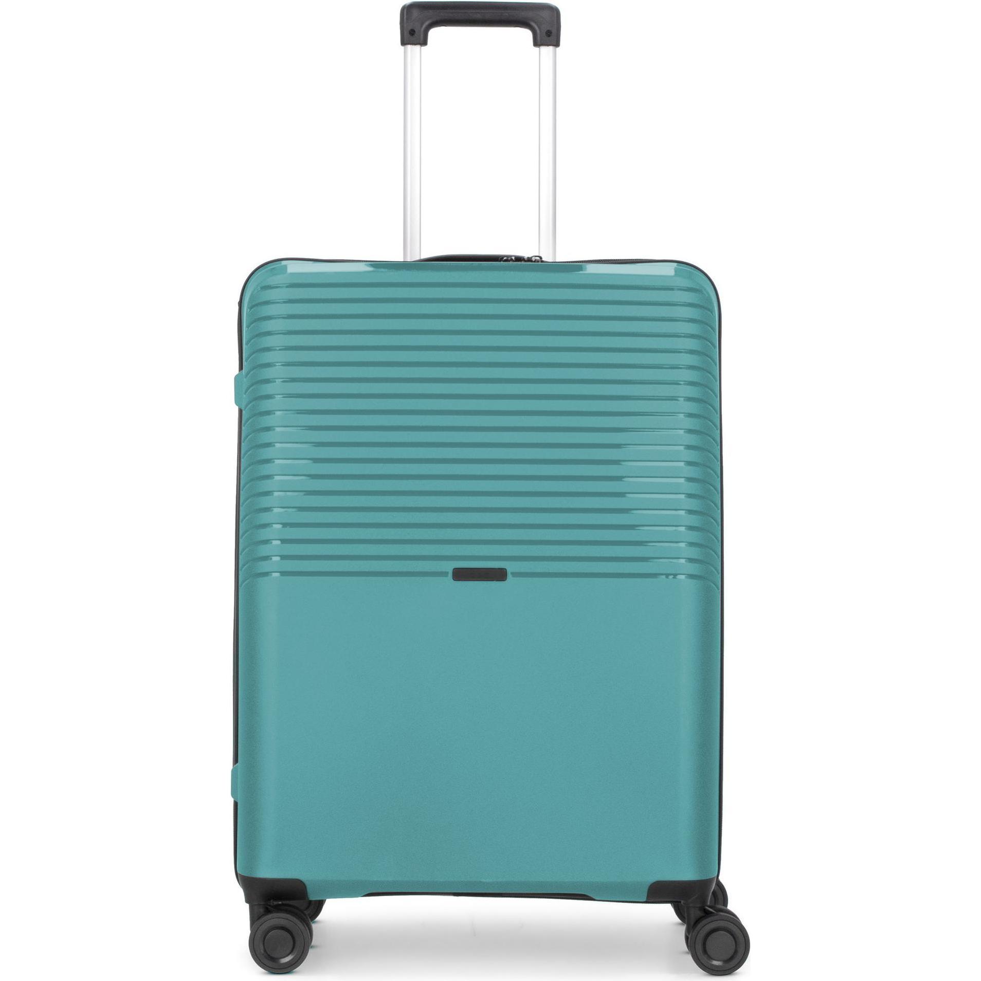 D&N, Koffer, Travel Line 4000 Mittelgrosser Koffer, Grün, (69 l, L (90 - 115l))
