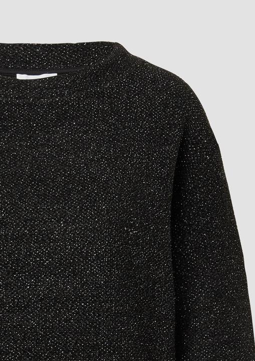 Produktbild s.Oliver Sweatshirt Pullover im Relaxed Fit mit Glitzer-Garn (38)