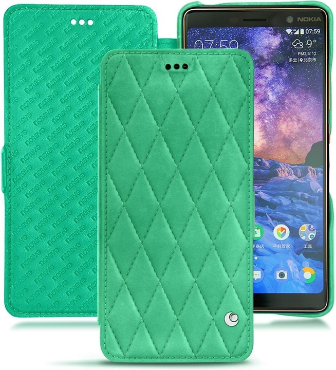 Actual product image Noreve Leather case horizontal (Nokia 7 Plus)