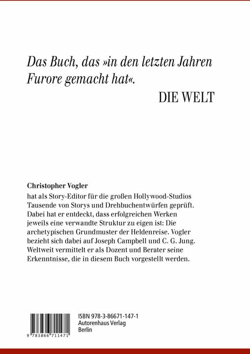 Produktbild Die Odyssee der Drehbuchschreiber, Romanautoren und Dramatiker (Deutsch, Christopher Vogler, 2018)