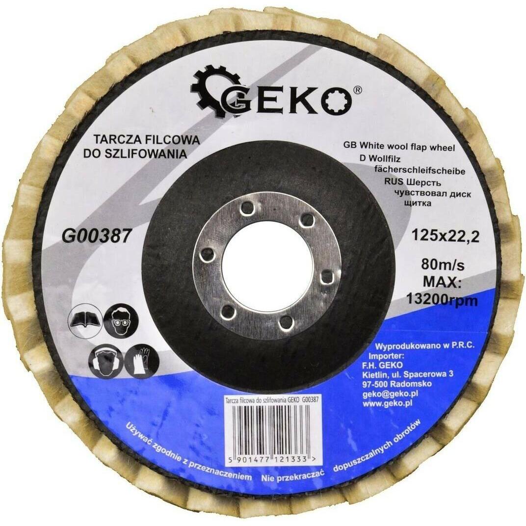 GEKO, Schleifmittel, Flügelschleifscheibe, 125 mm