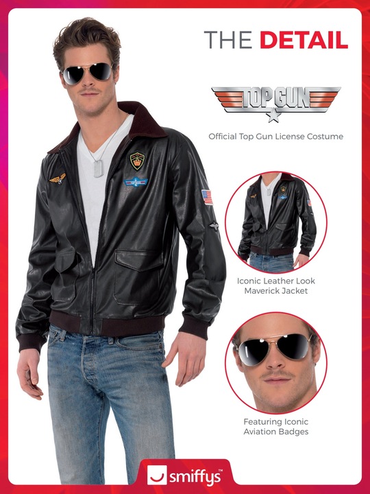 Produktbild Smiffys Top Gun: Pilot (M)