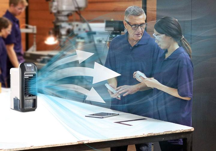 Produktbild Sichler Mobiler Akku-Verdunstungs-Luftkühler mit LED-Licht