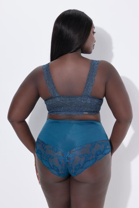 Produktbild Ulla Popken Bralette, Spitze, Reissverschluss, ohne Bügel (85 B)