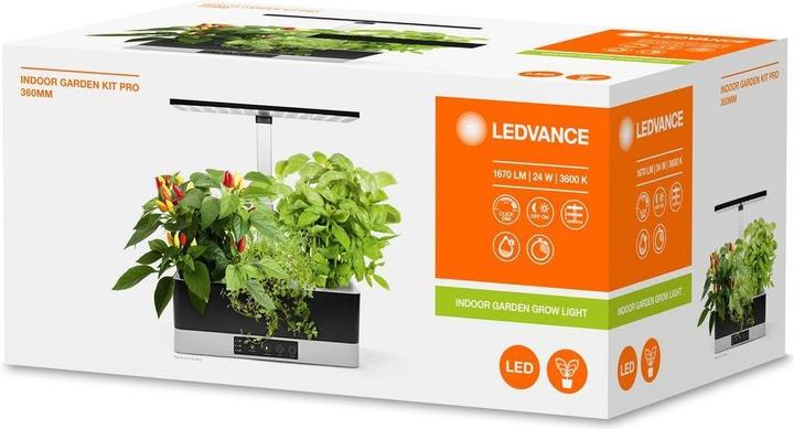 Image du produit Ledvance Lampe LED pour plantes Indoor Garden KIT Pro 360 BK 355mm 230V LED fixe 24W Naturwe... (LED, 240 V)