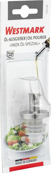 Actual product image Westmark Pourer "Inox oil special", silicone cork (433.83 ml)