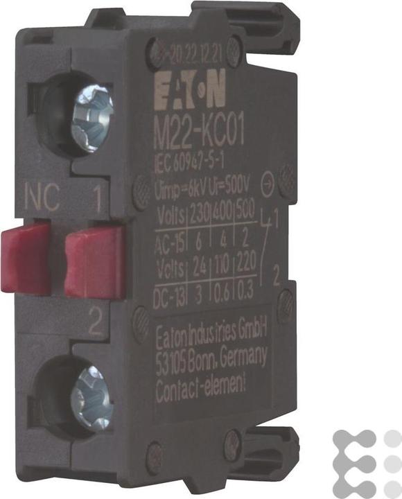 Produktbild Eaton Kontaktblock RMQ-Titan 1Ö KC01