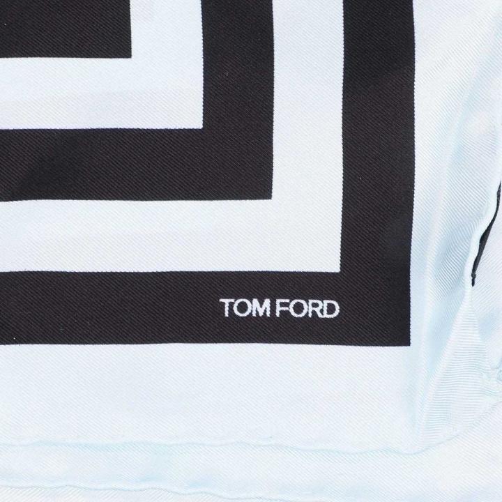 Produktbild Tom Ford Einstecktuch geometrisches Design Seide