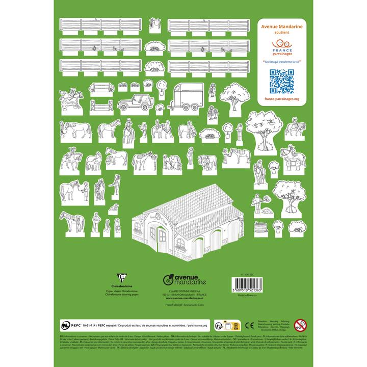 Actual product image Avenue Mandarine Graffy Deco Riding Stable