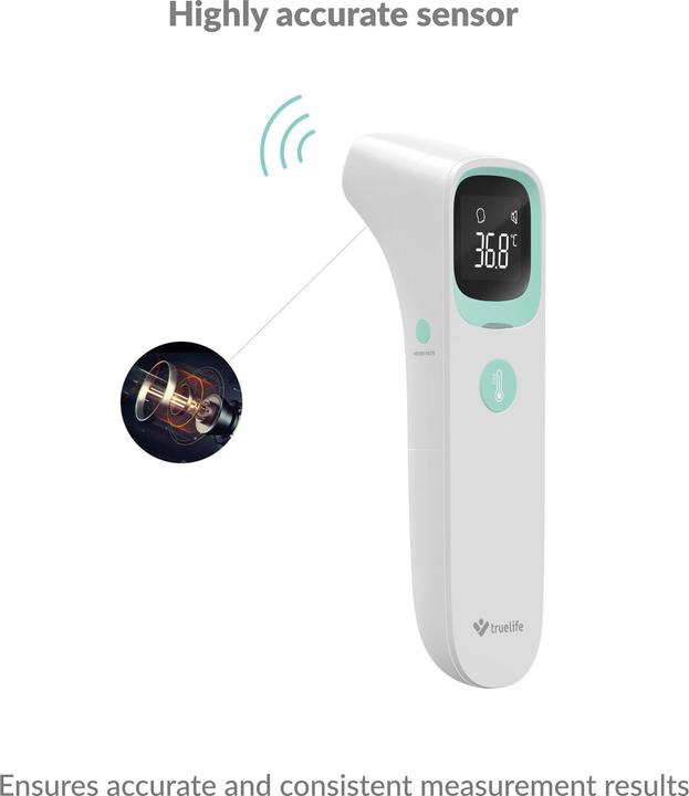 Immagine prodotto Truelife Termometro clinico Ir Care Q10 BT (Auricolare, Fronte, Senza contatto)