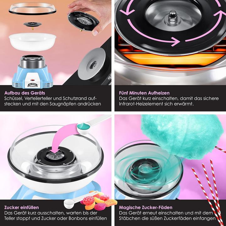 Actual product image Kesser Zuckerwattemaschine Set
