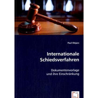 Internationale Schiedsverfahren, Fachbücher