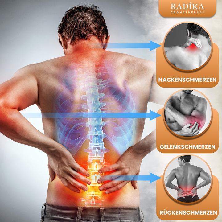 Productafbeelding Radika Massageöl, Energetisierendes Massage-Öl, 100% Rein, BIO, natürlich, 100 ml (100 ml)