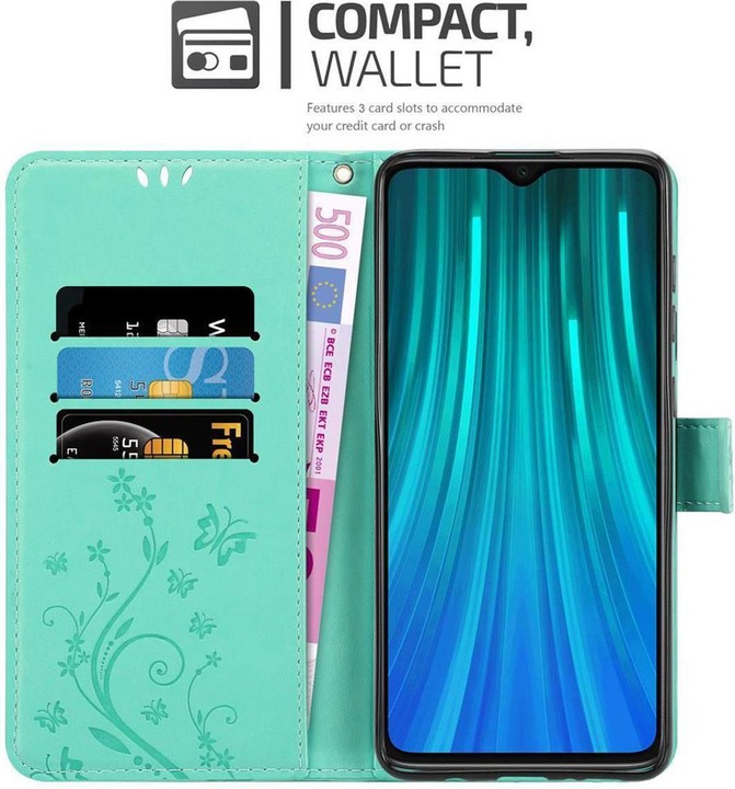 Produktbild Cadorabo Flower Book Cover (Xiaomi Redmi Note 8 Pro)