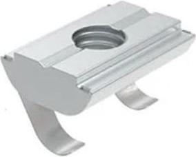 RS PRO Verbindungskomponente, Schleifblock, Befestigungs- und Anschlusselement für 8mm, M5, L. 16mm