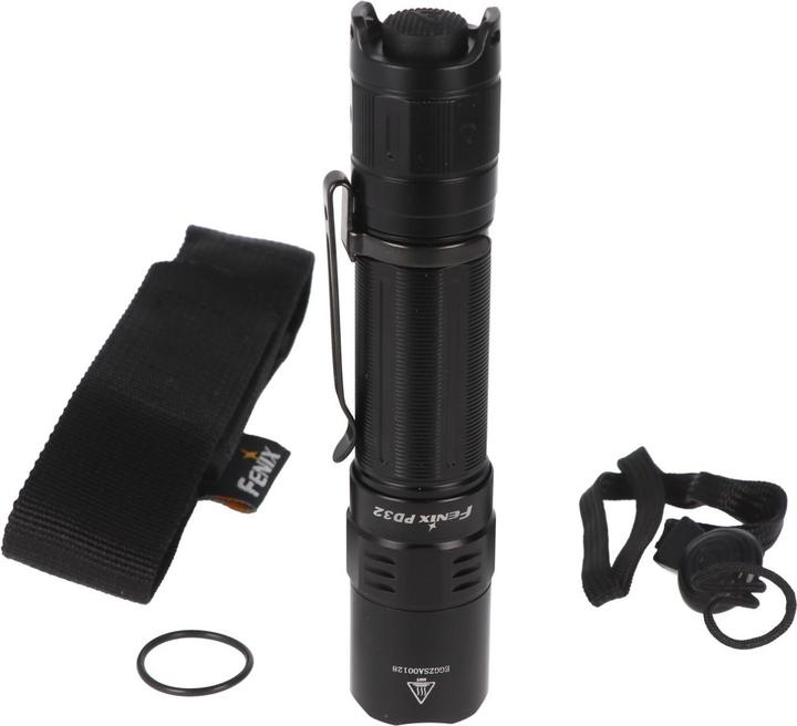 Actual product image Fenix Flashlight PD32 2016 Cree XP-L HI LED Flashlight with up to (12.95 cm, 1200 lm)