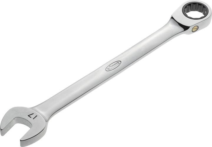 Produktbild Vigor Ratschen-Ring-Maulschlüssel ∙ lang ∙ V1028 ∙ Aussen Sechskant Profil, Aussen Doppel-Sechskant P… (17 mm)