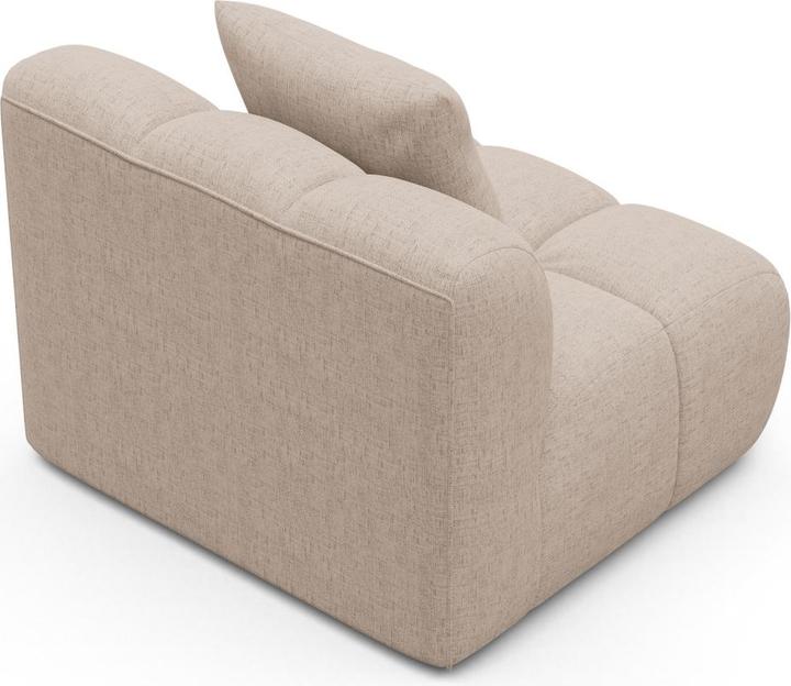 Actual product image Maison Heritage Modul Armless, "Arden", 1 Seat, Cappuccino, 90x94x70 Made in Europe