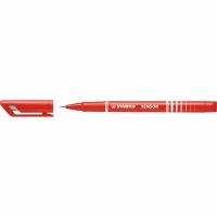 Produktbild STABILO SENSOR F Finliner mit gefederter Spitzer (Rot, 1 x)