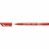 Image du produit STABILO SENSOR F Finliner avec taille-crayon à ressort (Rouge, 1 x)