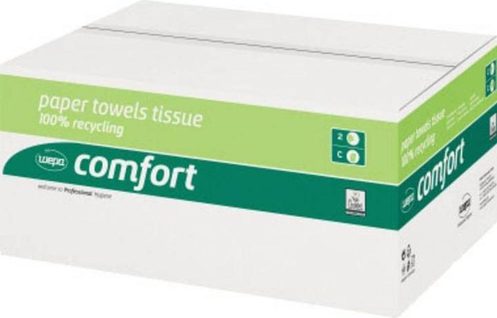 Wepa Paper towel Comfort Dimensions: 25 x 41 cm (W x L) Material of paper towel: 100 % Rec (1 x)