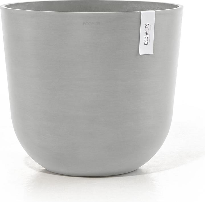 Actual product image Ecopots Oslo 45 + Water Reservoir White Grey (45 x 39.40 cm)