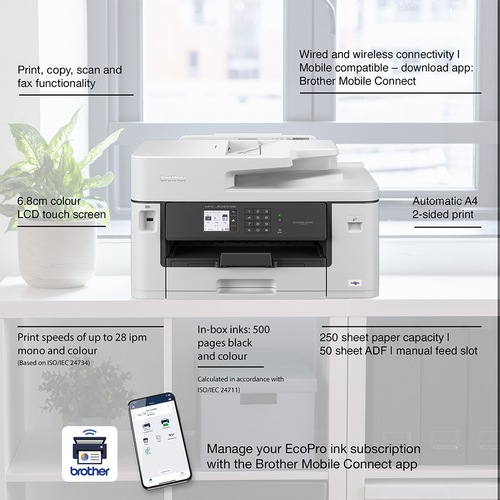 Produktbild Brother MFC-J5340DWE (Tintenpatrone, Farbe)