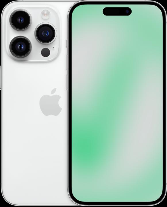 Revendo iPhone 14 Pro (256 GB, Silver, 6.10", 48 Mpx, SIM + eSIM, D / Akzeptabel)