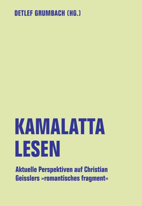 Energy Label Kamalatta lesen (German, Detlef Grumbach, 2021)