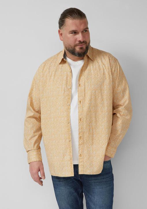 Immagine prodotto s.Oliver Hemd Hemd aus Baumwollstretch mit All-over-Print (5XL)