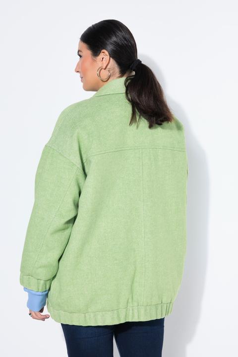 Actual product image Studio Untold Blouson jacket, longer and oversized, wool look (54)