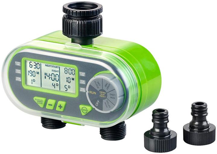 Royal Gardineer Ordinateur numérique d'irrigation avec 2 connexions (Ordinateur d'irrigation)