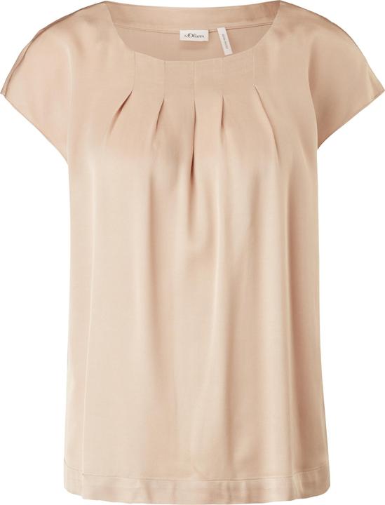 Image du produit s.Oliver Bluse Satinbluse mit Falten (40)