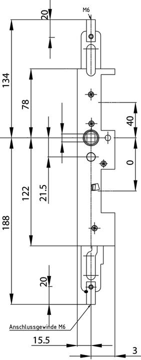 Actual product image MSL Panic sash lock 24413-M Special