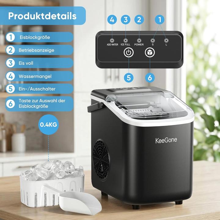 Produktbild KeeGone Eiswürfelmaschine