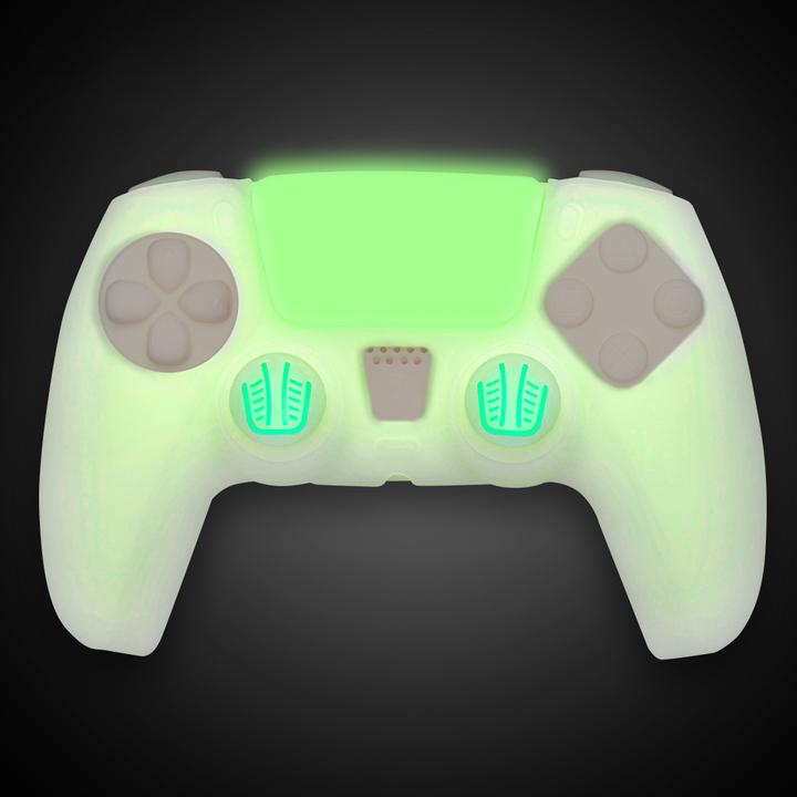 Actual product image Blade Silicone Skin Grips Touchpad Sticker Glow In The D (PS5)