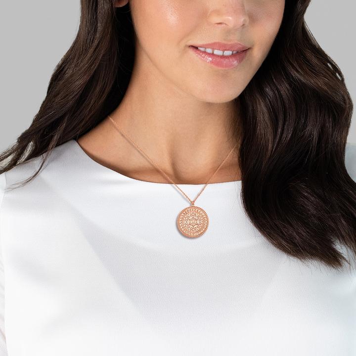 Immagine prodotto Glanzstücke München Catena da donna in argento rosa 45,0 cm + 5,0 cm di estensione - 24211 (Argento 925, 45 - 50 cm)